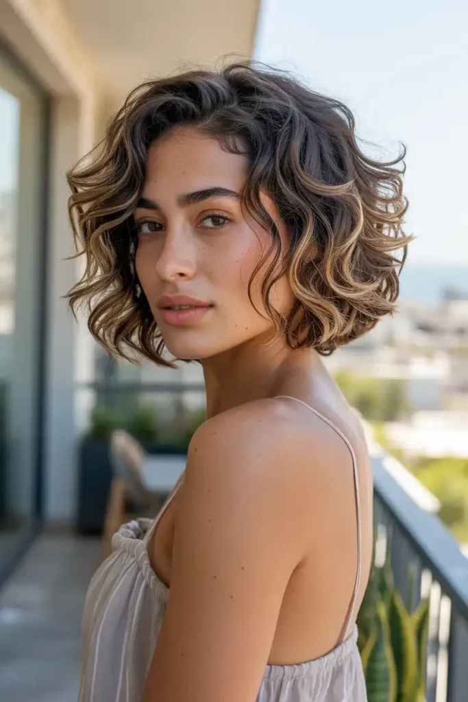 Wavy Bob with Beachy Texture