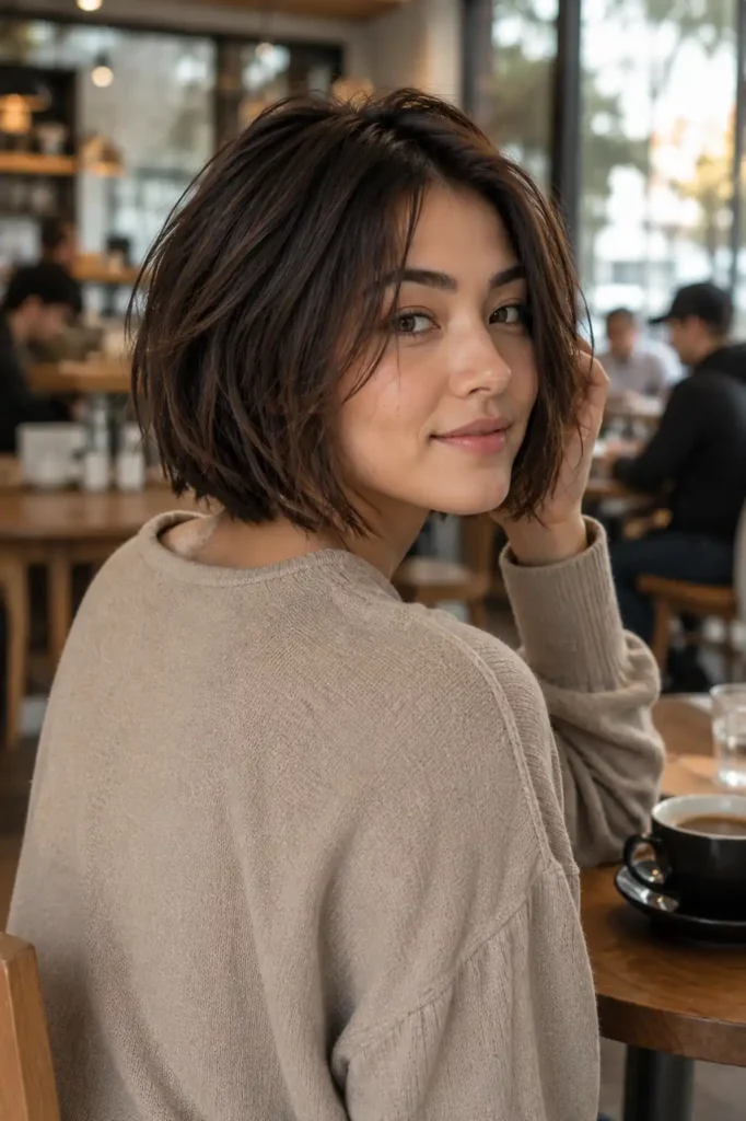 Textured Bob Haircut