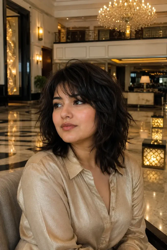 Choppy Summer Shag with Wispy Bangs