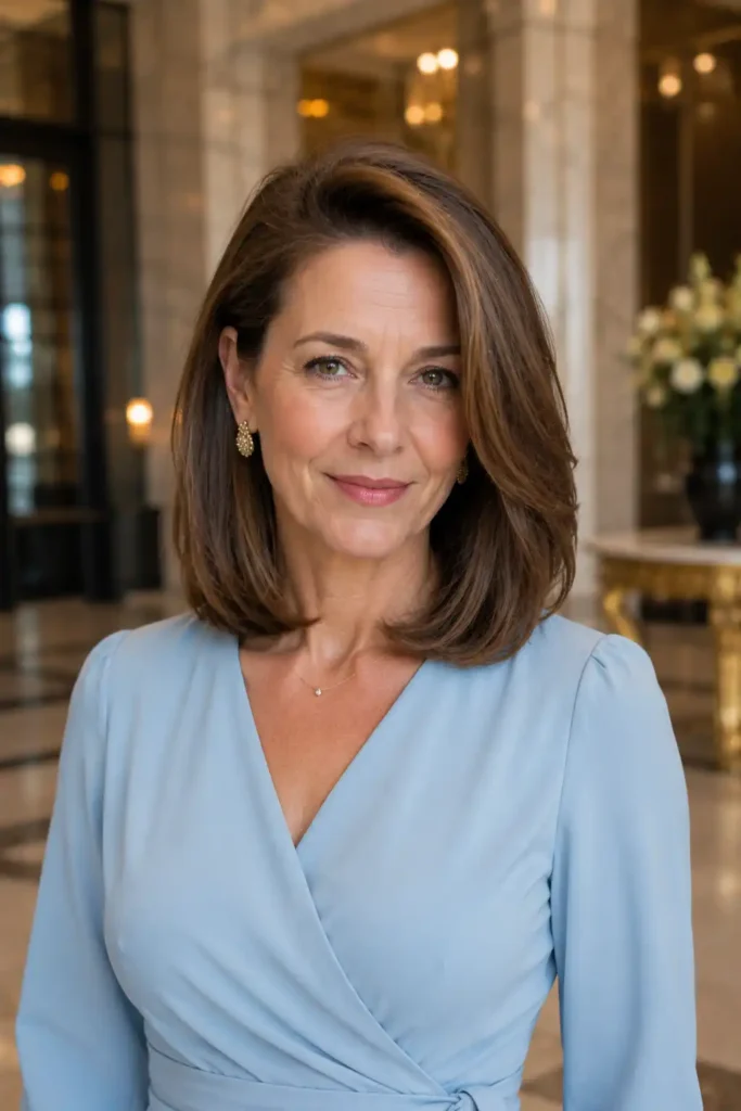 Long Bob with Side Part