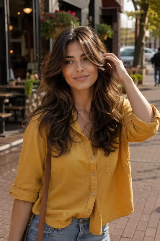 Long Wavy Shag with Invisible Layers