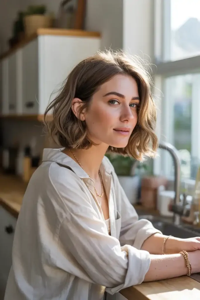 Undone Bob with Natural Texture