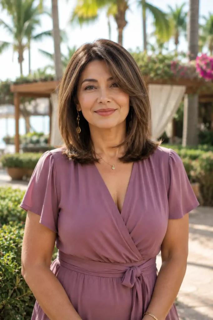 Professional Shoulder-Length Hairstyle