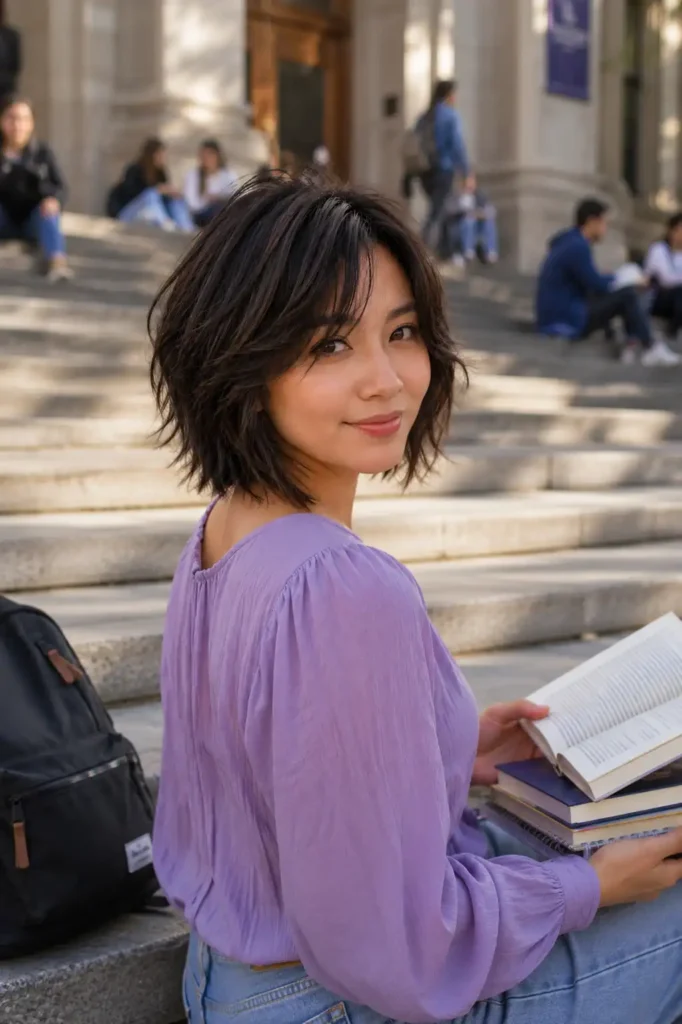 Shag Bob for Fine Hair