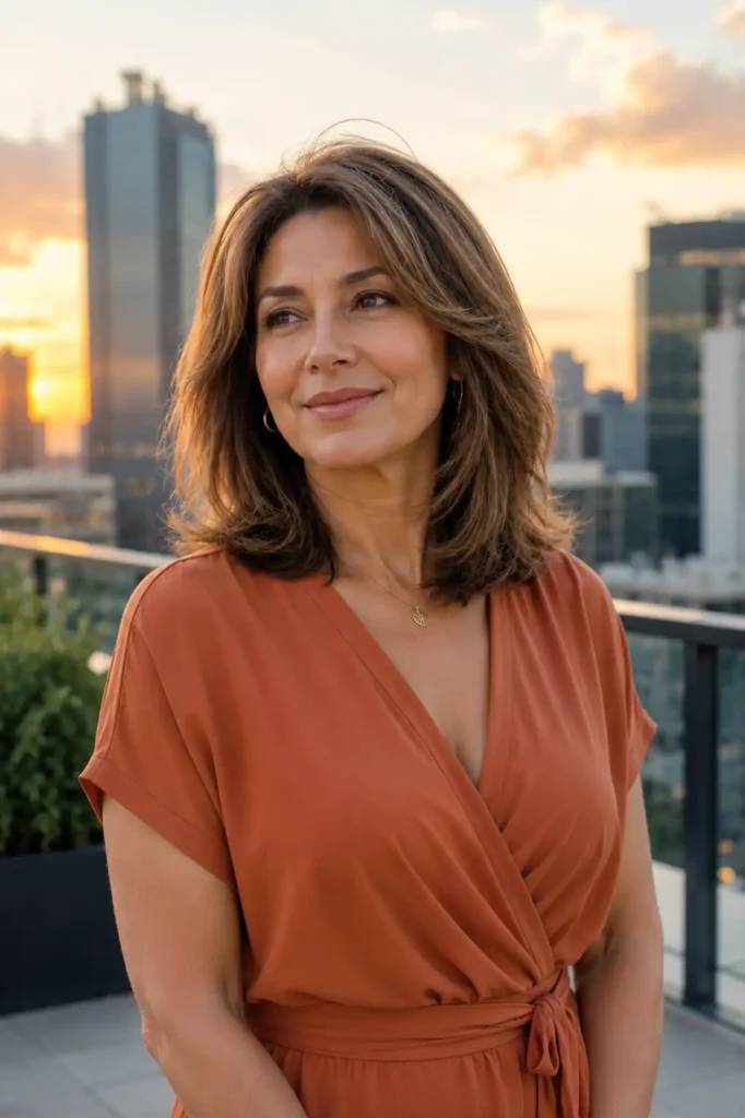 Low-Maintenance Shoulder-Length Style