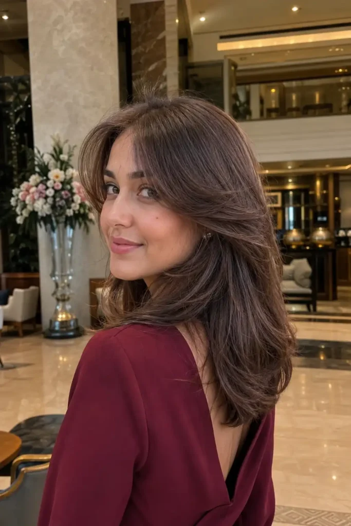 Soft Butterfly Cut for Fine Hair