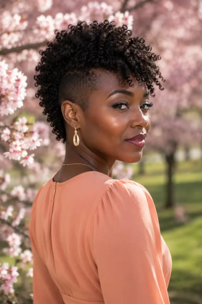 Natural Curly Mohawk