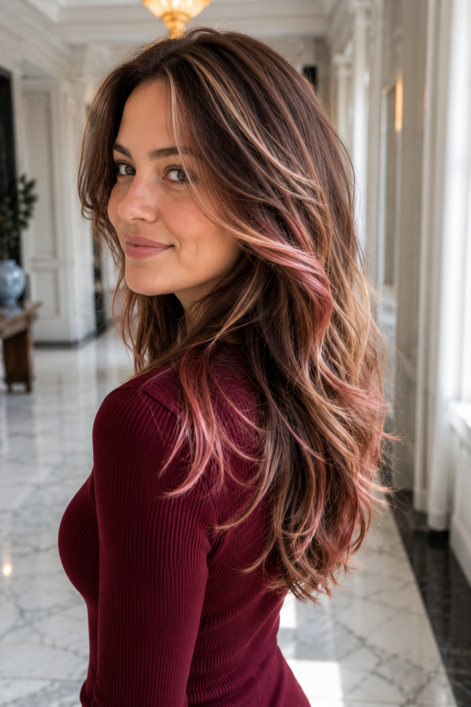 Neapolitan Hair with Feathered Layers