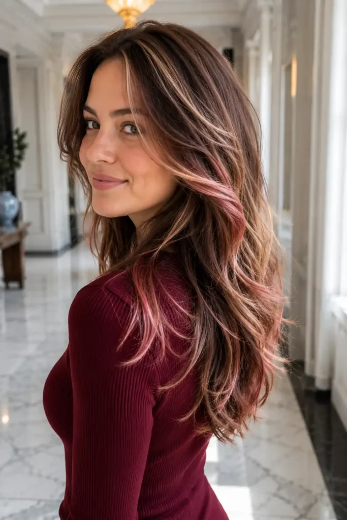 Neapolitan Hair with Feathered Layers