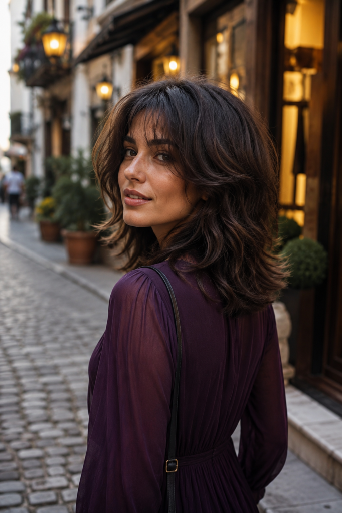 Layered Shag with Modern Softness