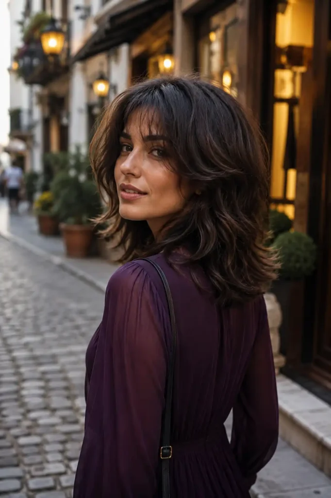 Layered Shag with Modern Softness