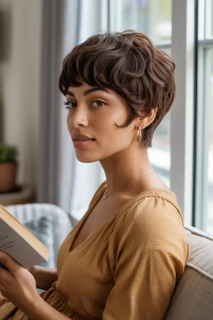 Chocolate Brown Pixie