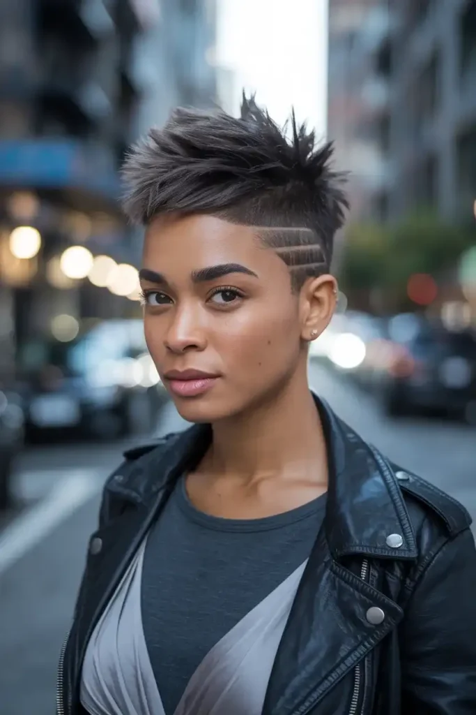 Edgy Spiked Pixie