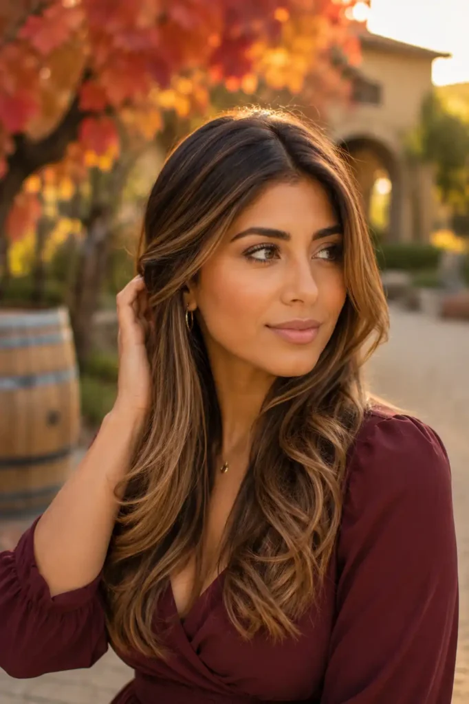 Warm Brown and Caramel Blend