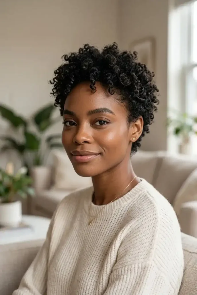 Pixie with Defined Curls