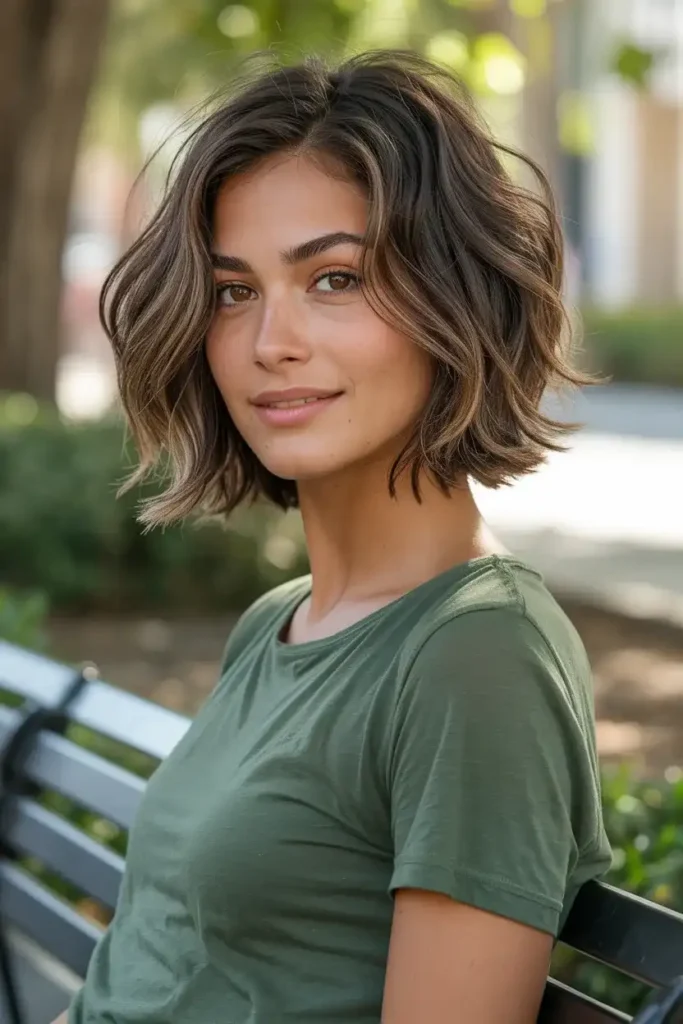 Tousled Layered Bob