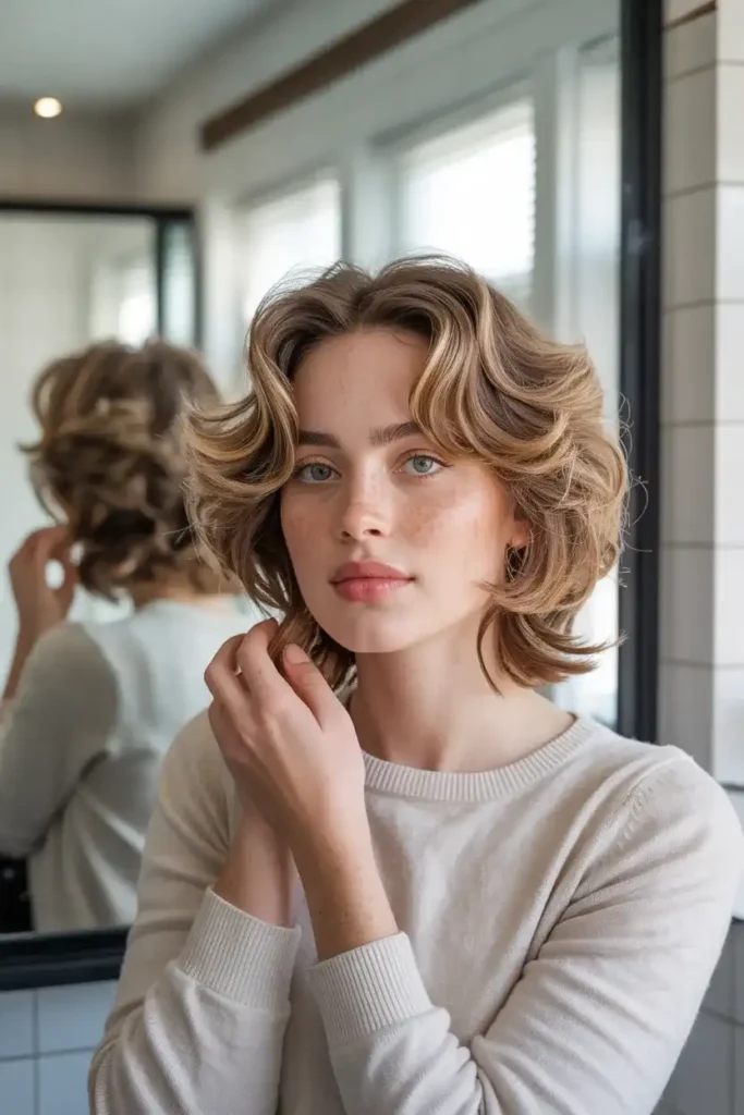 Feathered Layers with Blowout Finish