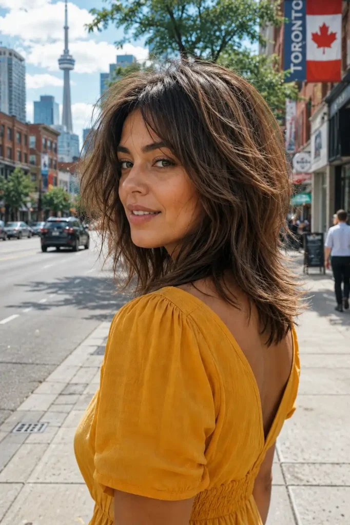 Shoulder-Length Summer Wolf Cut