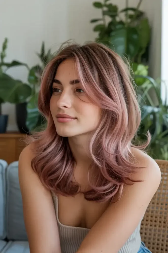 Dusty Rose Hair