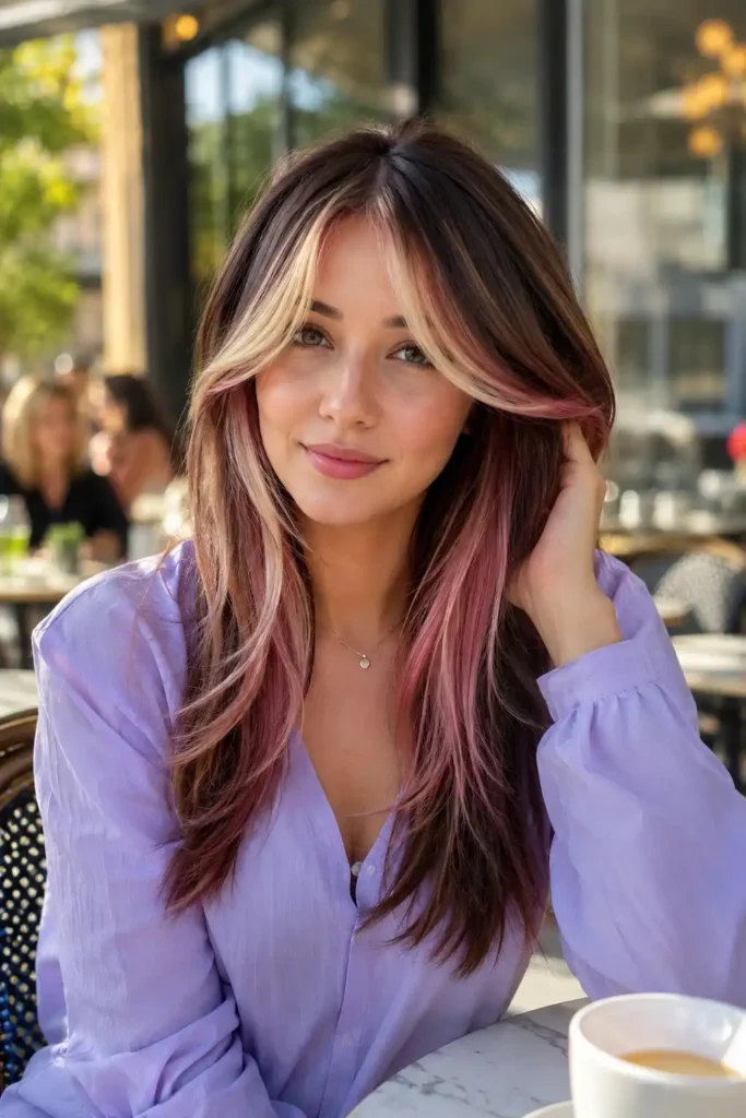 Neapolitan Hair with Curtain Bangs