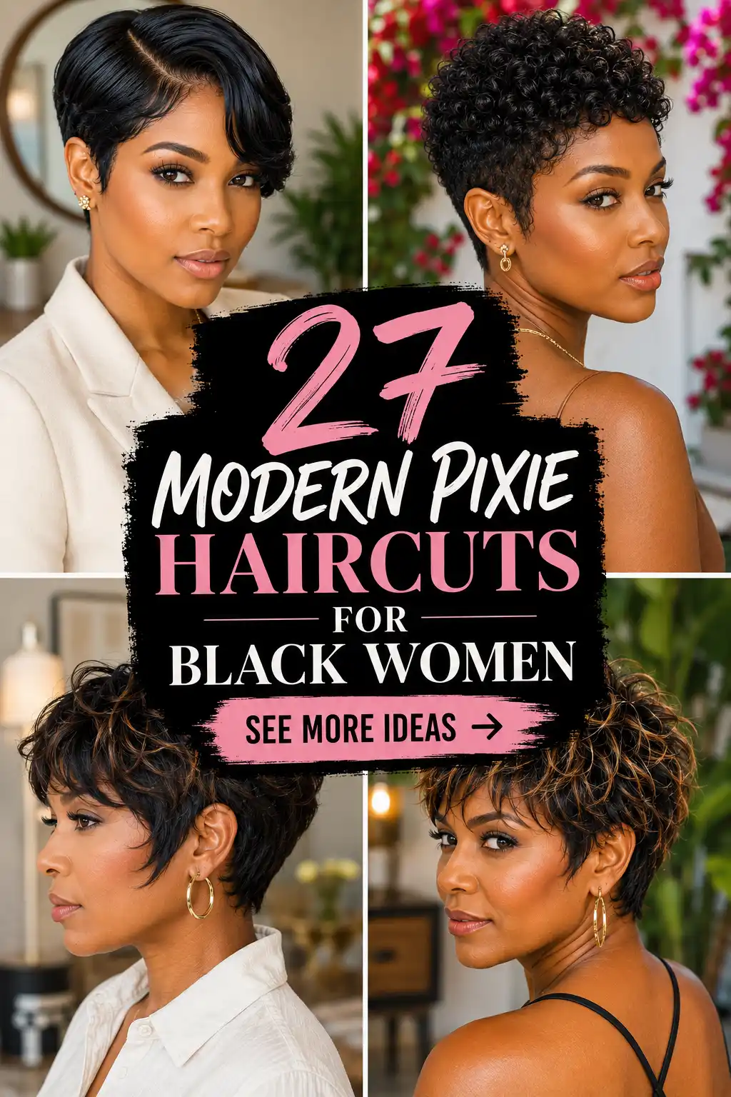Pixie Haircut for Black Women