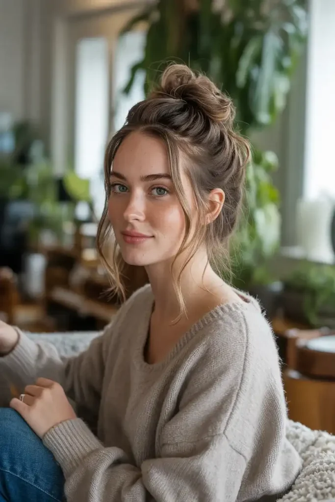 Messy Low Bun