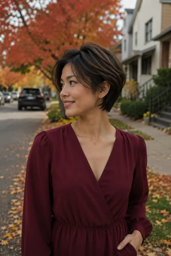 Short Layered Pixie Bob
