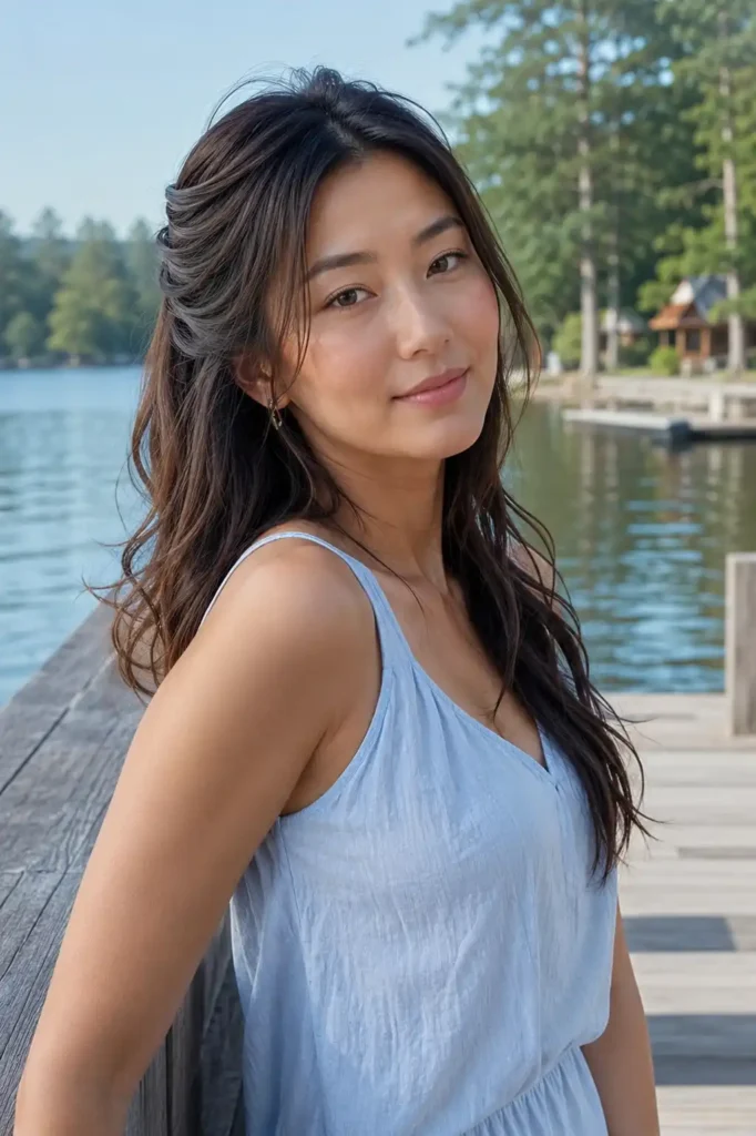 Half-Up Beach Twist