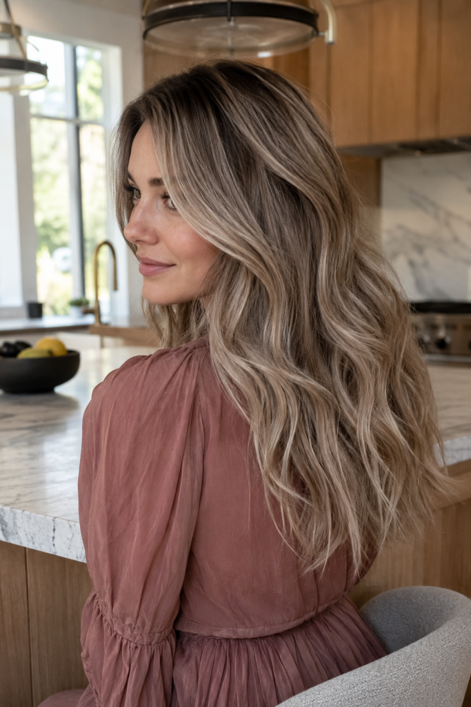 Cool Ash Blonde Balayage