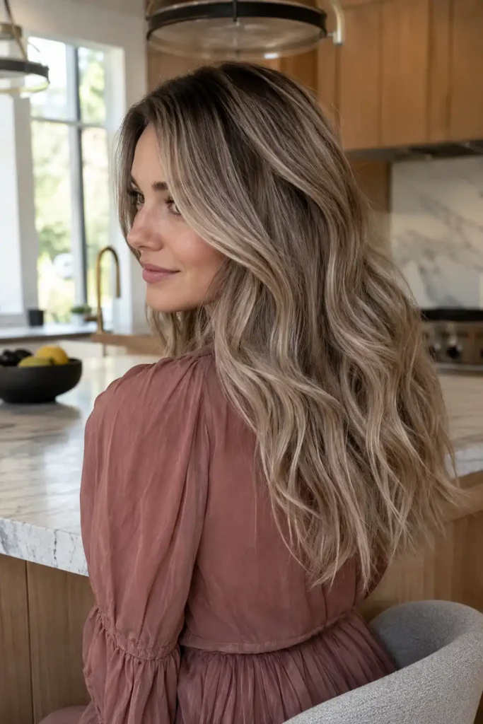 Cool Ash Blonde Balayage