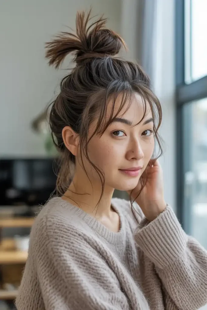 Messy Top Knot