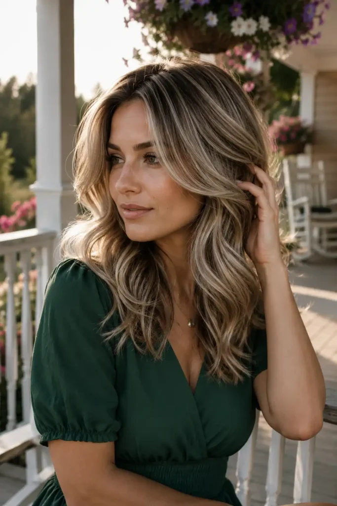 Ash Blonde Hair with Highlights