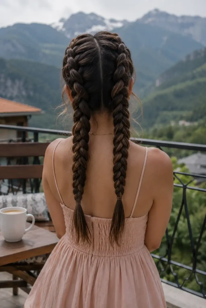 Double Braided Pigtails