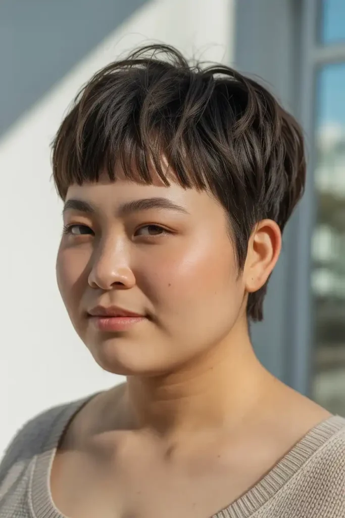 Pixie with Micro Bangs
