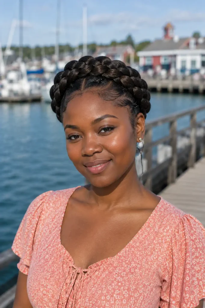 Crown Braid Updo