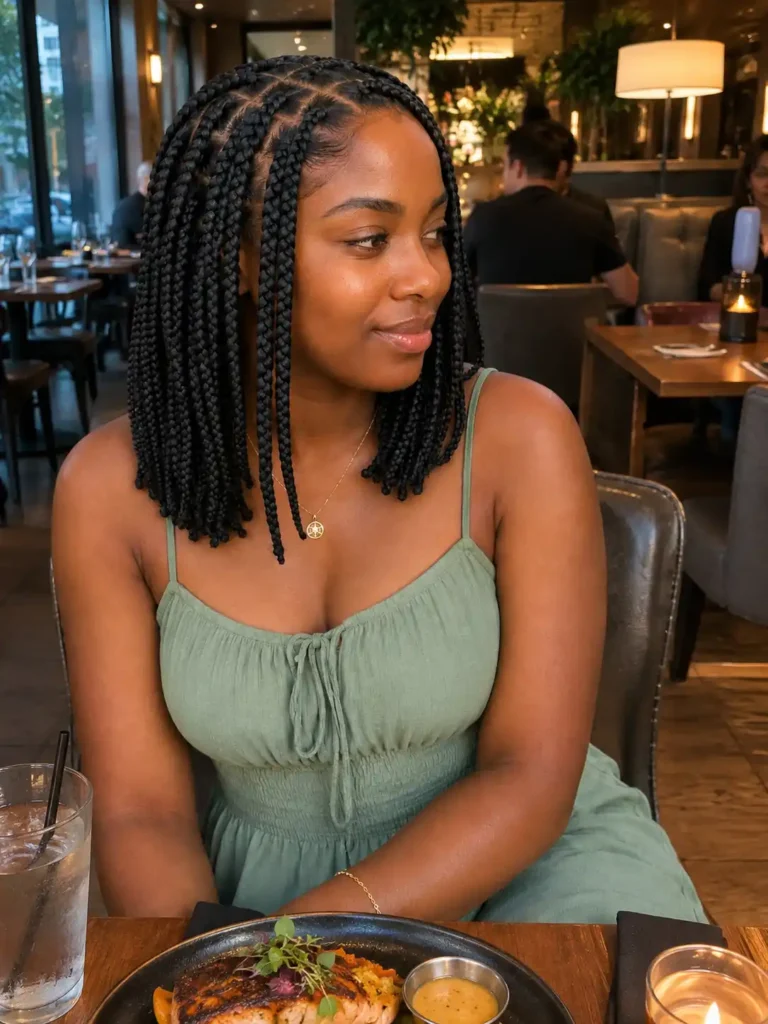 Medium Knotless Box Braids