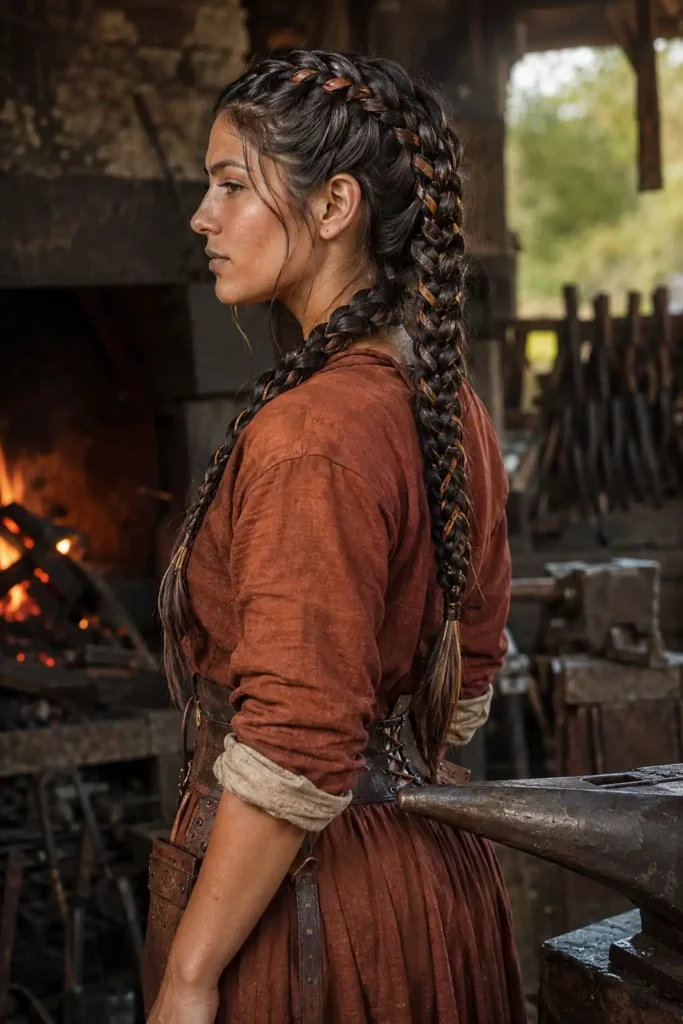 Half-Up Twisted Princess Hairstyle