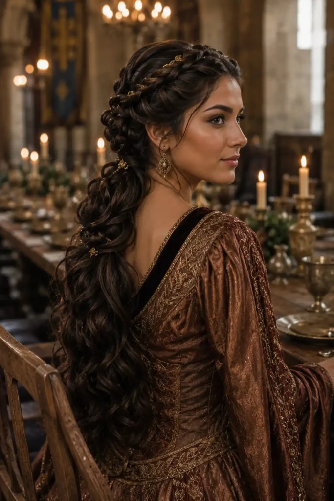 Regal Braided Low Ponytail