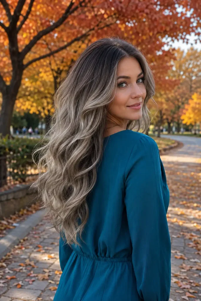 Smoky Ash Blonde Ombre