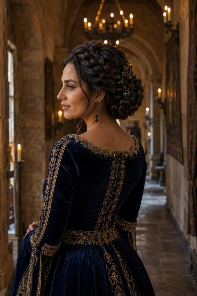 Queen-Inspired Braided Updo