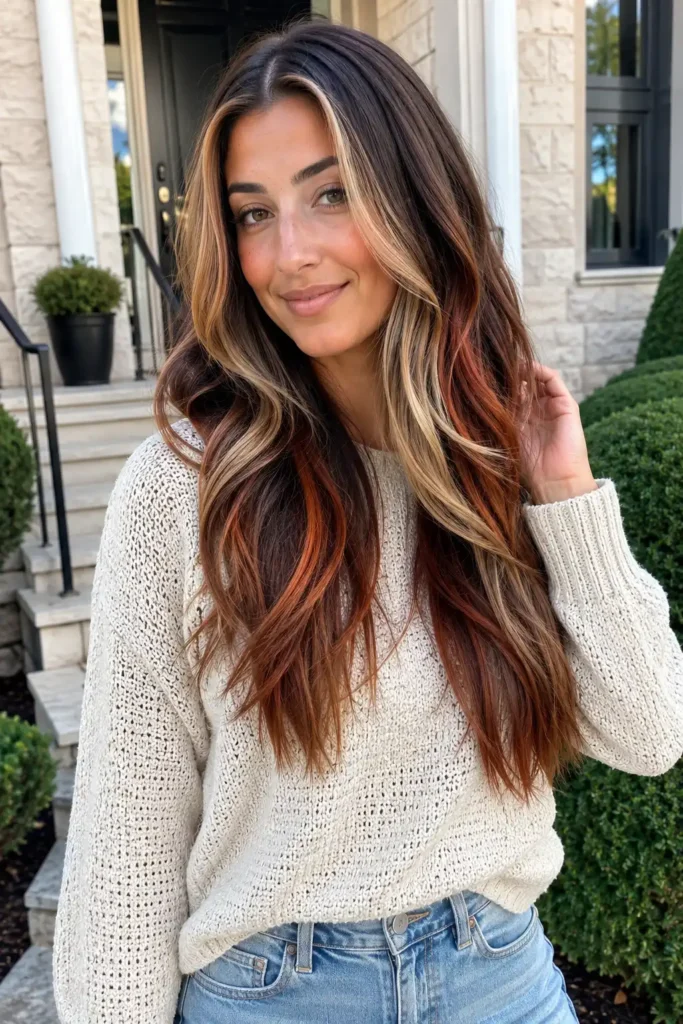 Classic Brown, Blonde, and Copper Calico