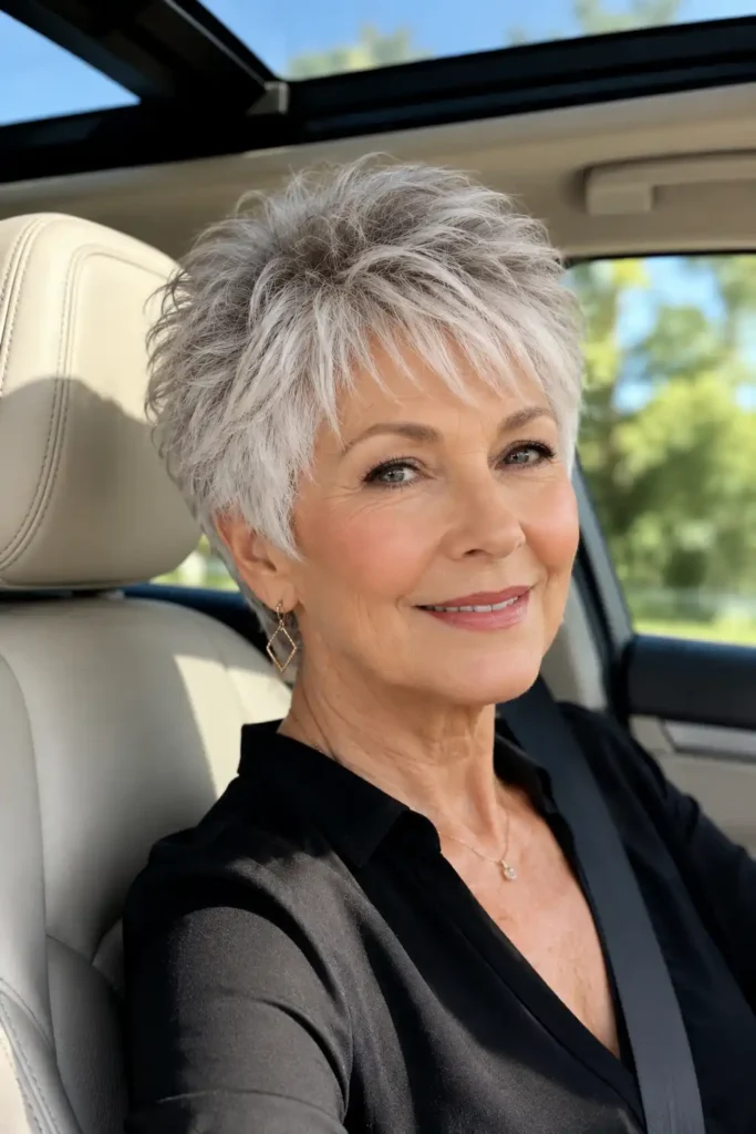 Textured Pixie with Volume