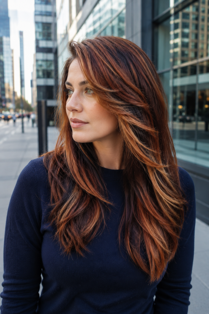 Auburn-Inspired Calico Hair