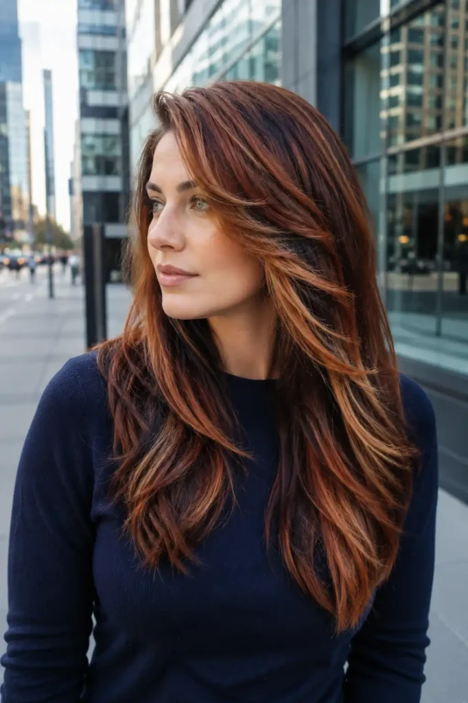 Auburn-Inspired Calico Hair