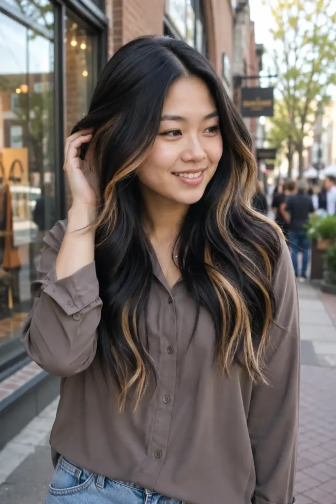 Mostly Black Calico Hair