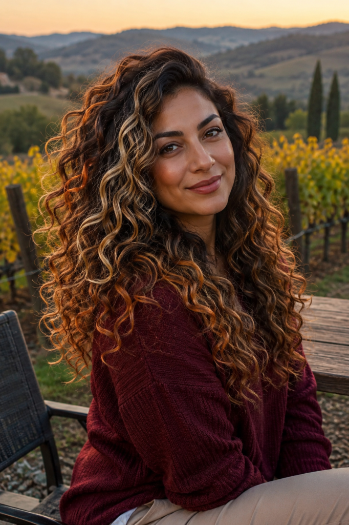 Curly Calico Hair