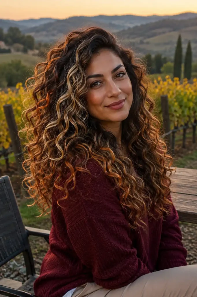Curly Calico Hair