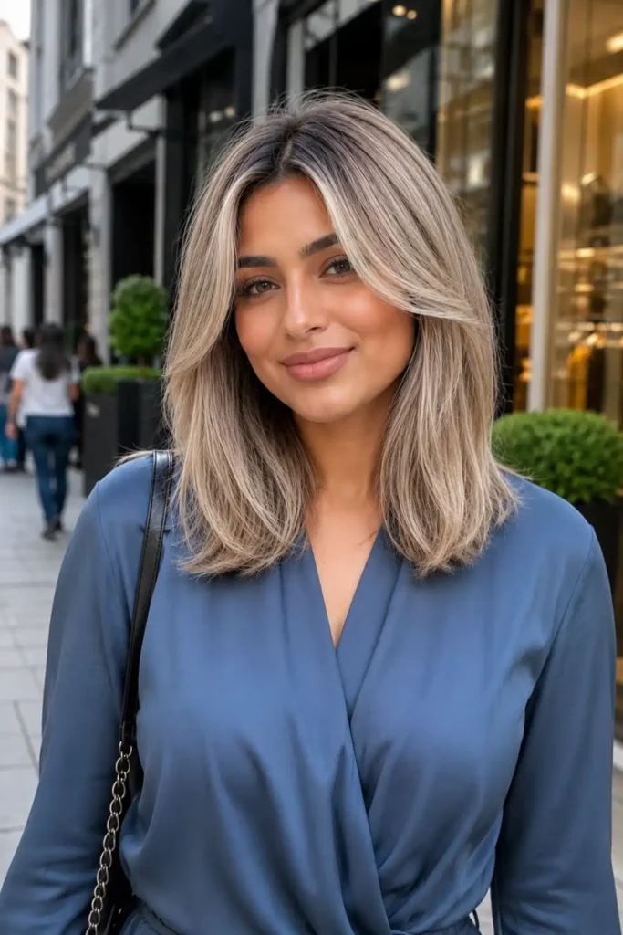 Ash Blonde with Pearl Highlights