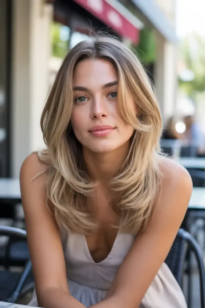 Beige Blonde Balayage