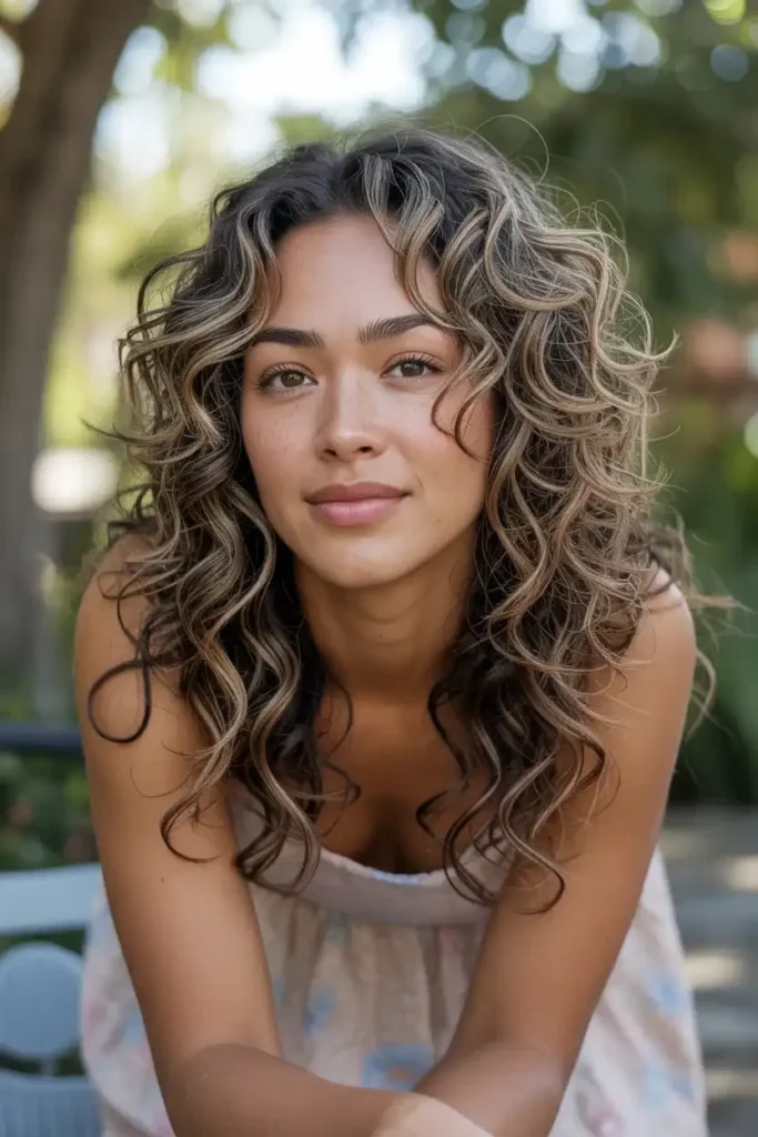Curly Long Layers